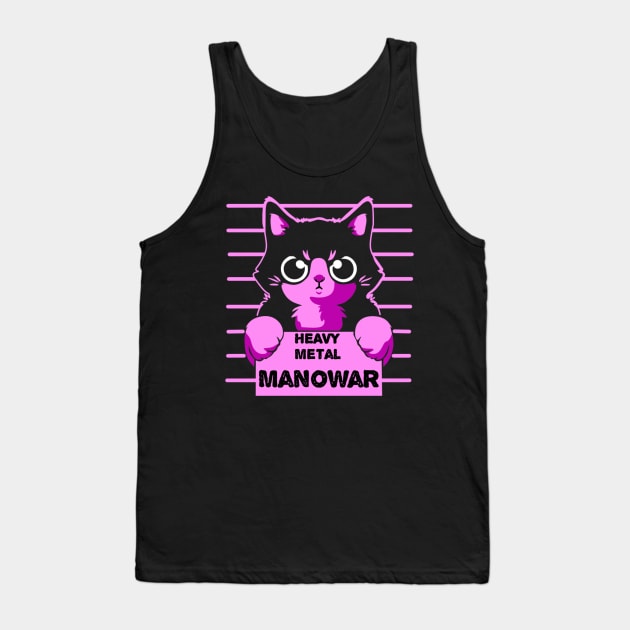 Manowar cats Tank Top by Background wallpapers 